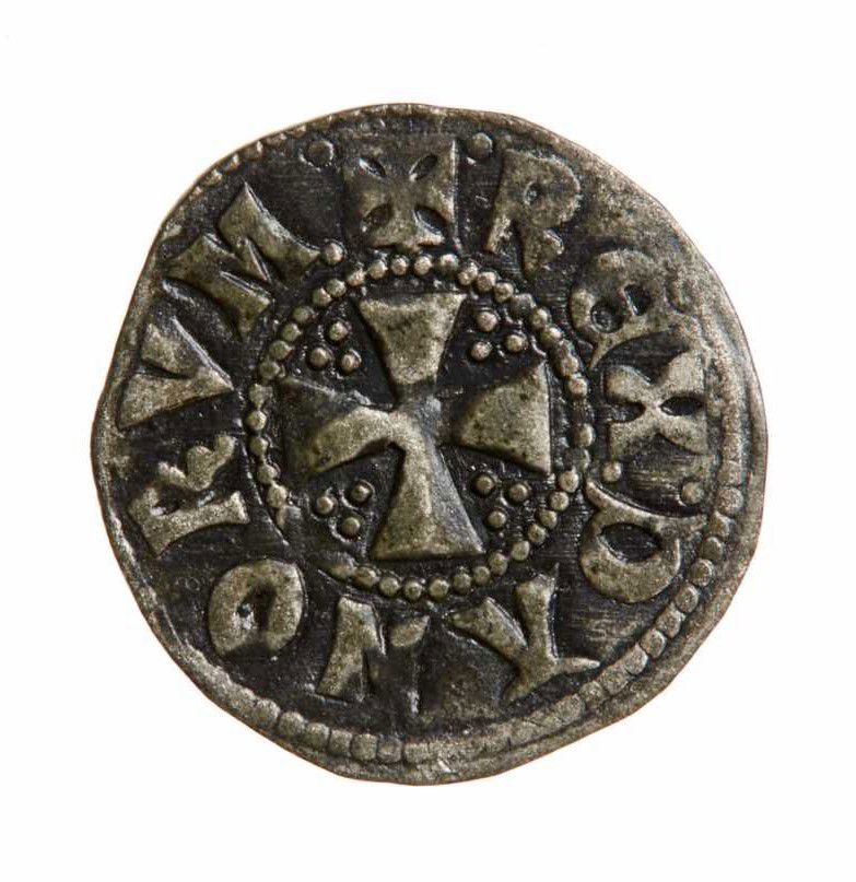 Bagsiden af Valdemar Sejrs mønt