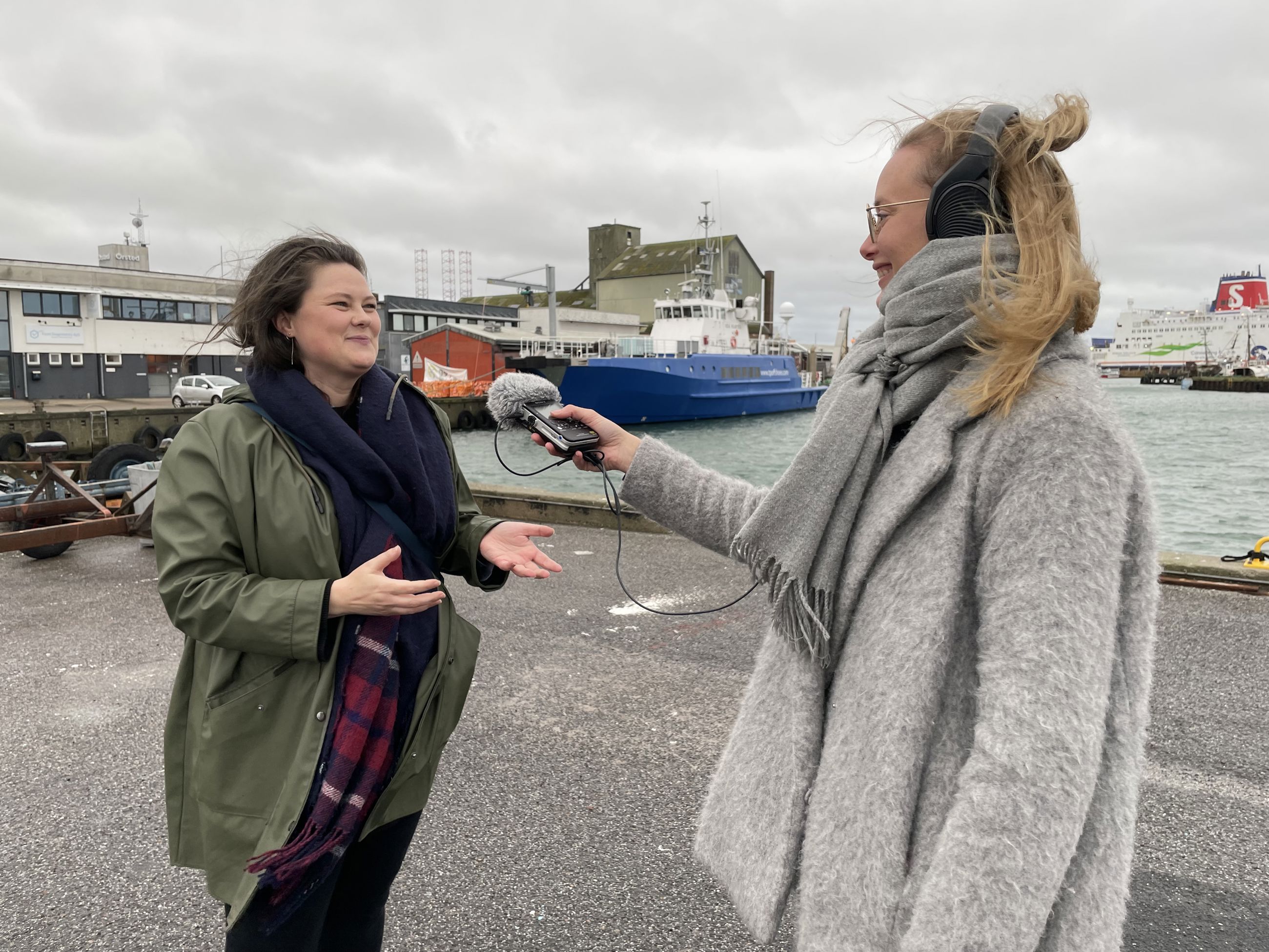 Journalist Lene Grønborg Poulsen og museumsinspektør Rikke Schøning.