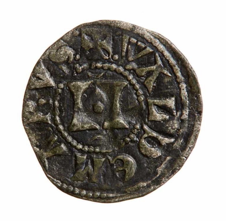 Forsiden af Valdemar Sejrs mønt