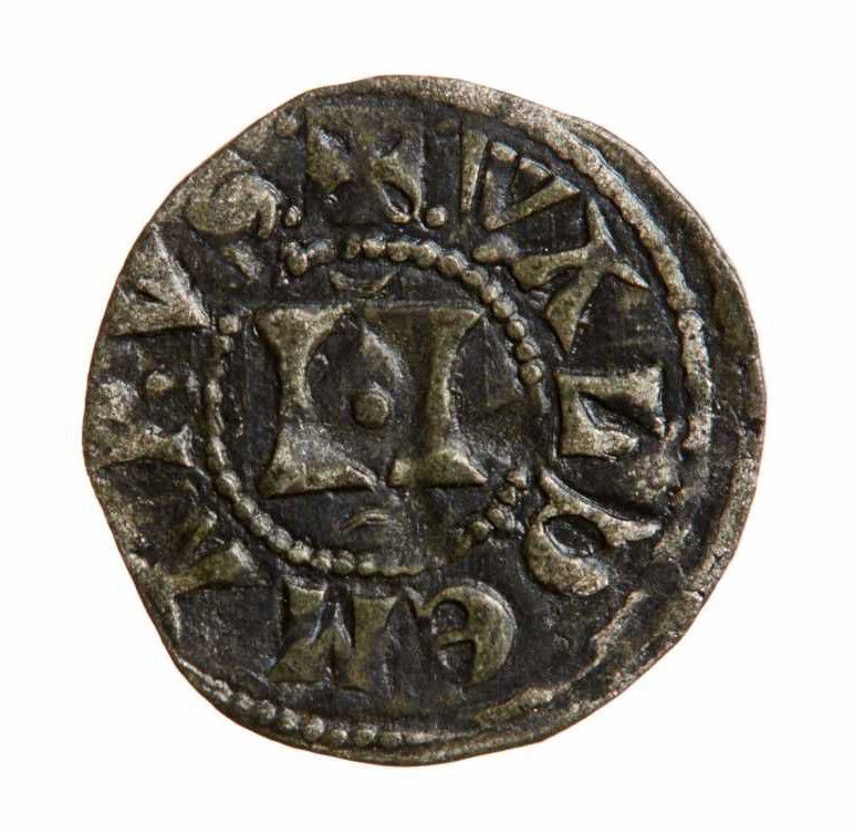 Forsiden af Valdemar Sejrs mønt