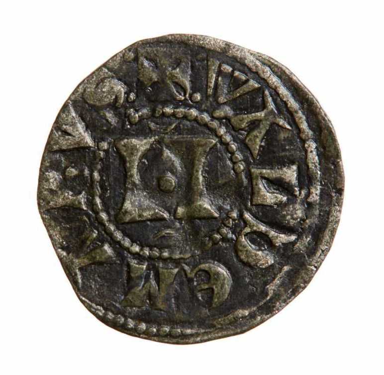 Forsiden af Valdemar Sejrs mønt