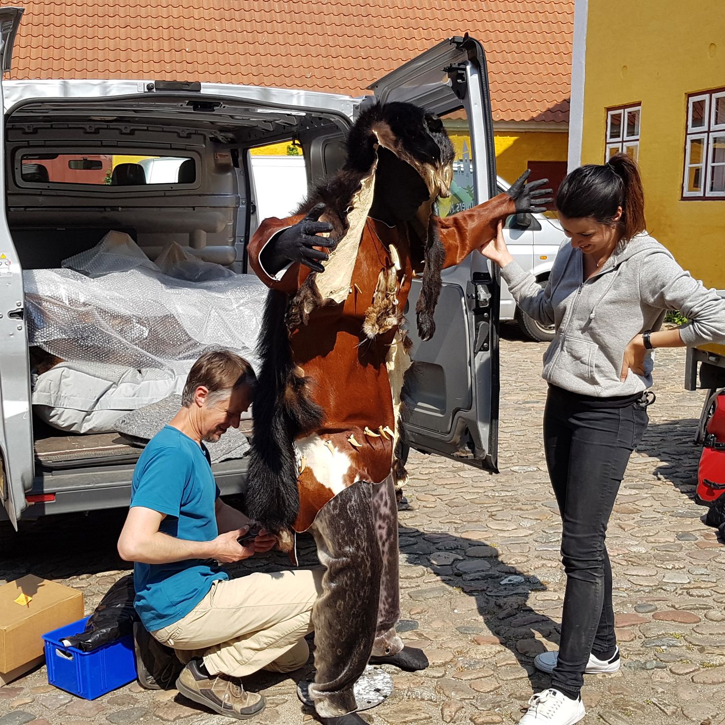 Shamanen ankommer til Grenaa