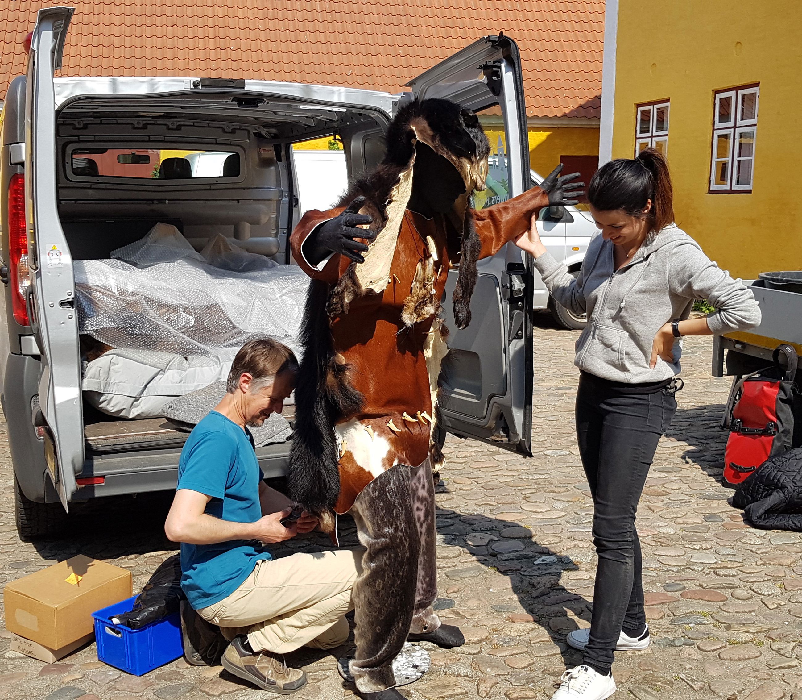 Shamanen ankommer til Grenaa