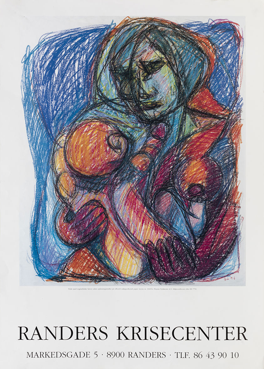 Plakat fra Randers Krisecenter 1997