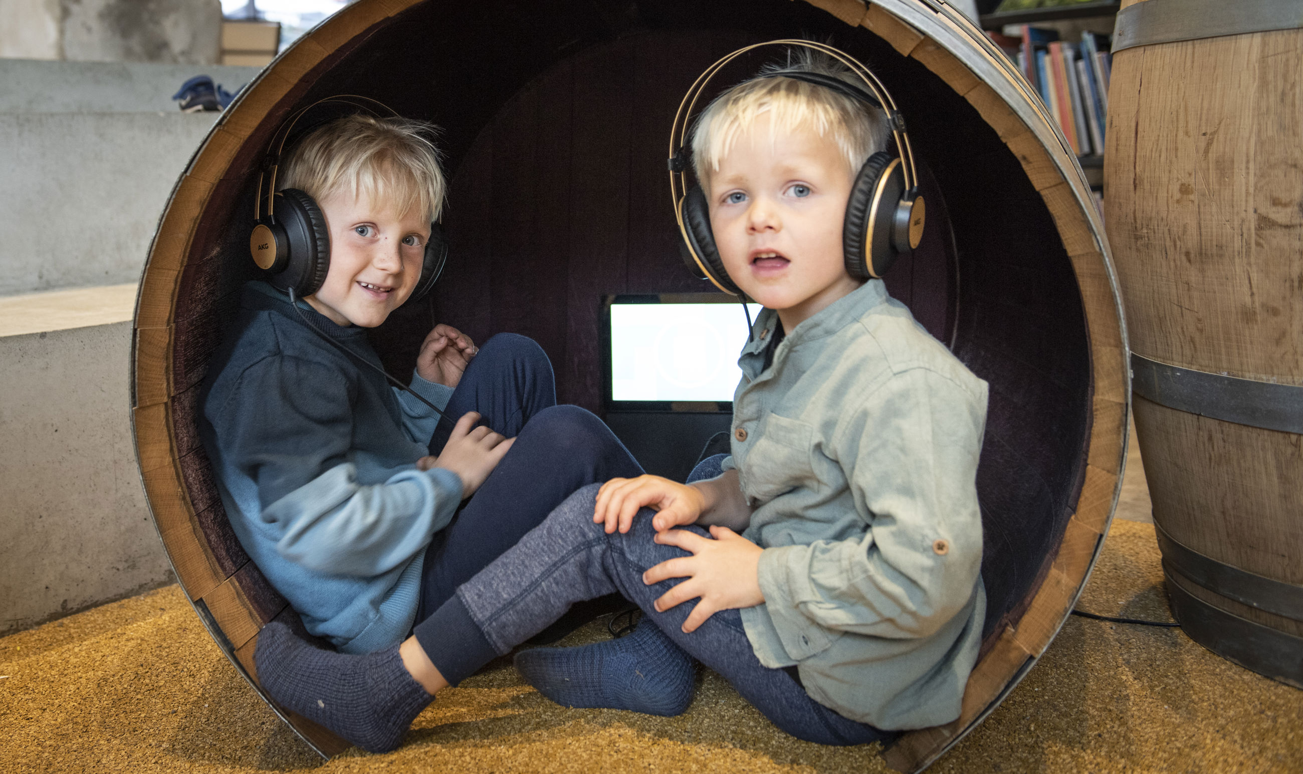 Korntønde hvori man kan lytte til en sød fortælling om gamle dage