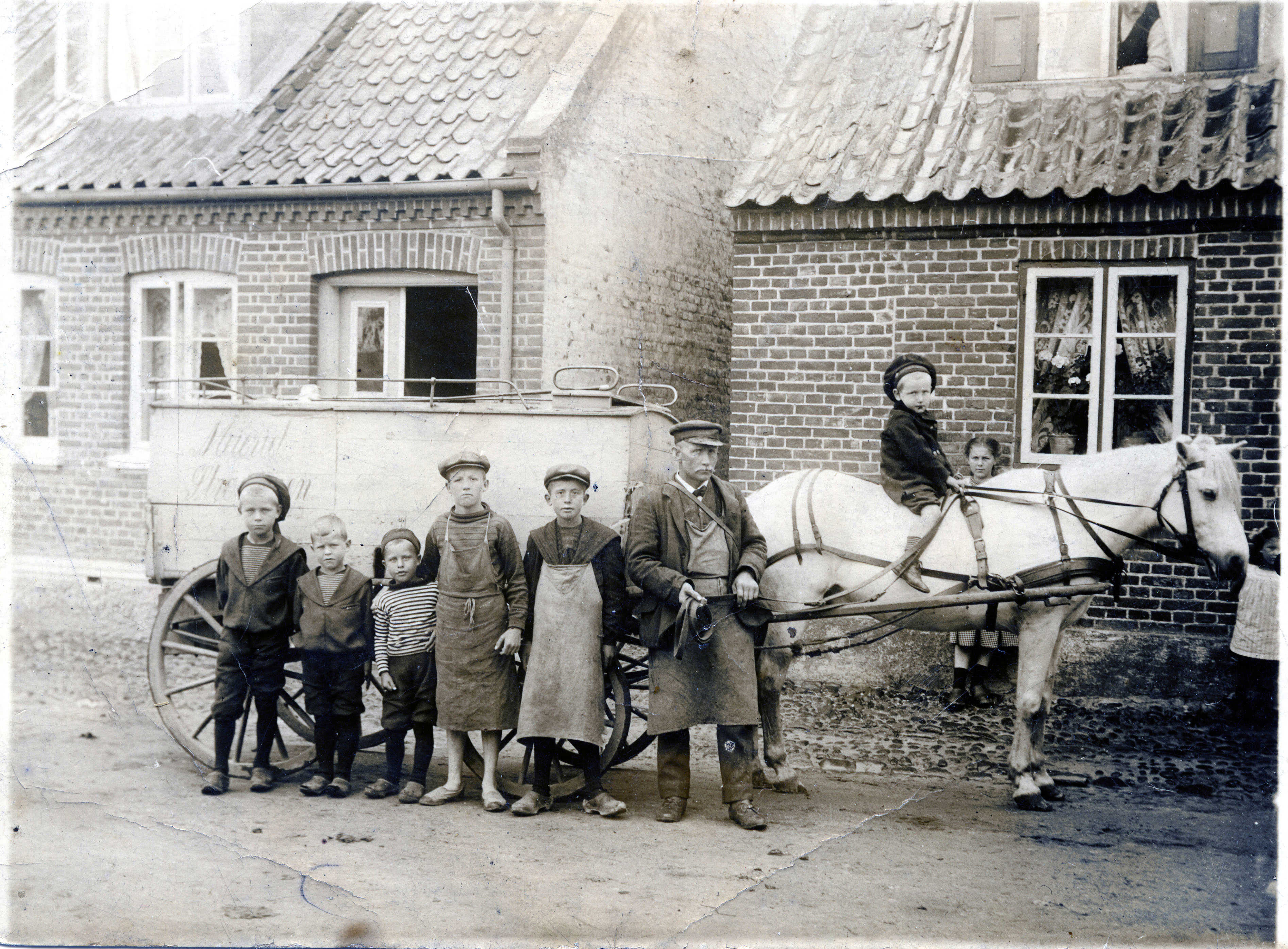 Mælkehandleren fra Kristrup med mælkedrenge